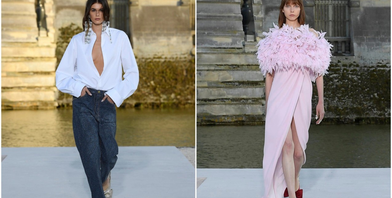 Valentino couture: Με βάση την παράδοξη απλότητα τα κομμάτια έμοιαζαν σαν να «αιωρούνται»