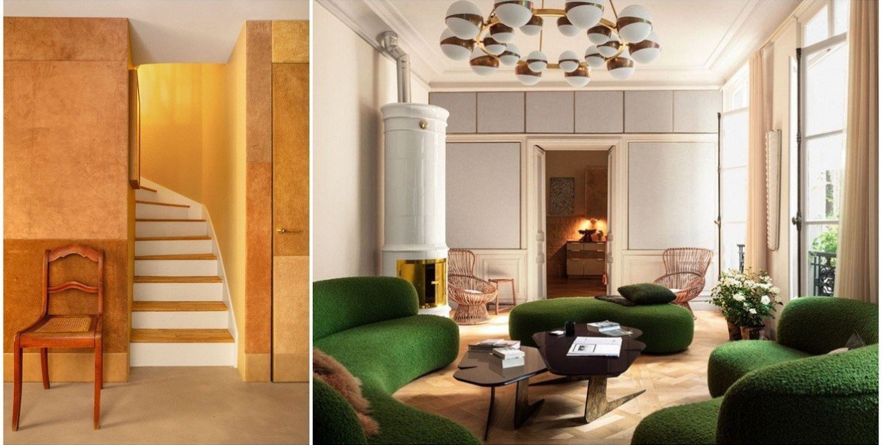 Μια πολυτελής κατοικία στο Παρίσι συνδυάζει με μαεστρία το old & new design