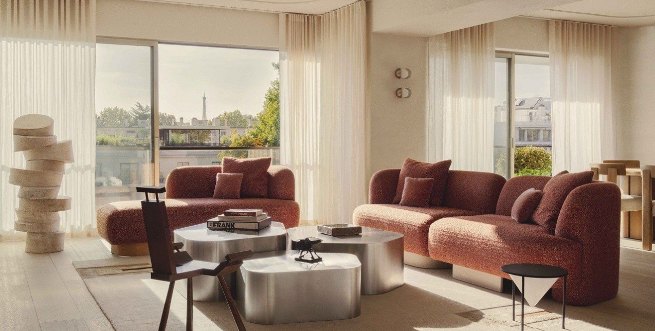 Ένα υπέροχο διαμέρισμα με εκπληκτική θέα στο Παρίσι απογειώνει το high-end design