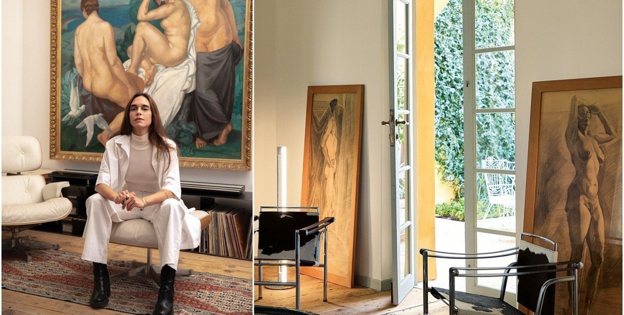 Η designer, Λήδα Αθανασοπούλου, μας υποδέχεται στην υπέροχη κατοικία της στον Λυκαβηττό, που γίνεται σπουδή στην υψηλή αισθητική
