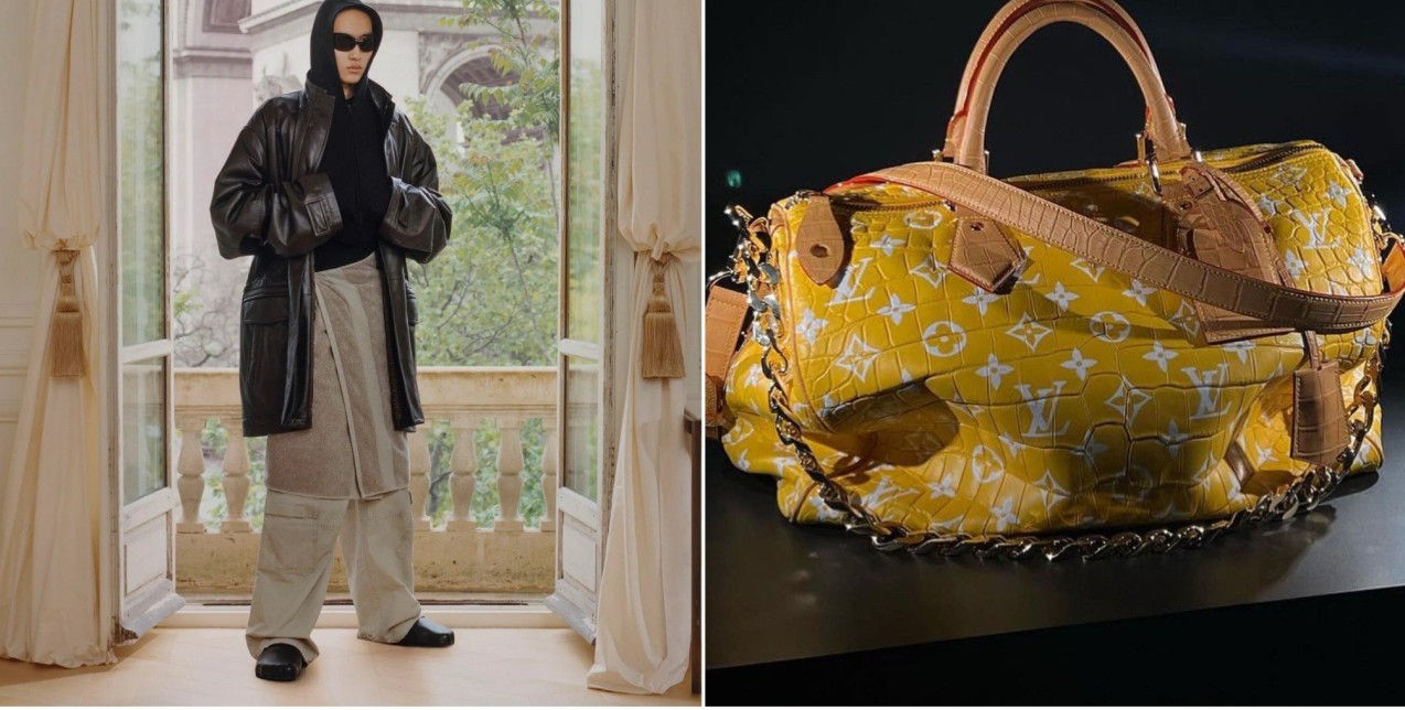 Talk of the internet: Η towel skirt της Balenciaga και η νέα "millionaire" Louis Vuitton bag
