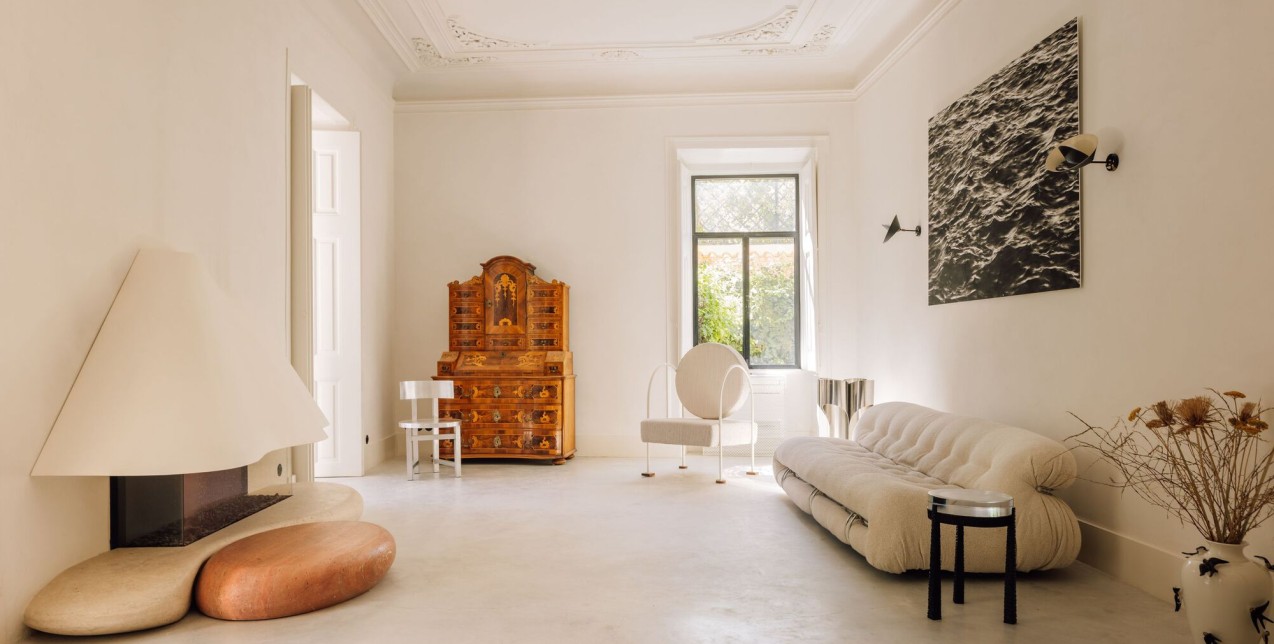 Ένα ιδιαίτερο διαμέρισμα στη Λισαβόνα συνδυάζει ιστορικότητα και σύγχρονο design