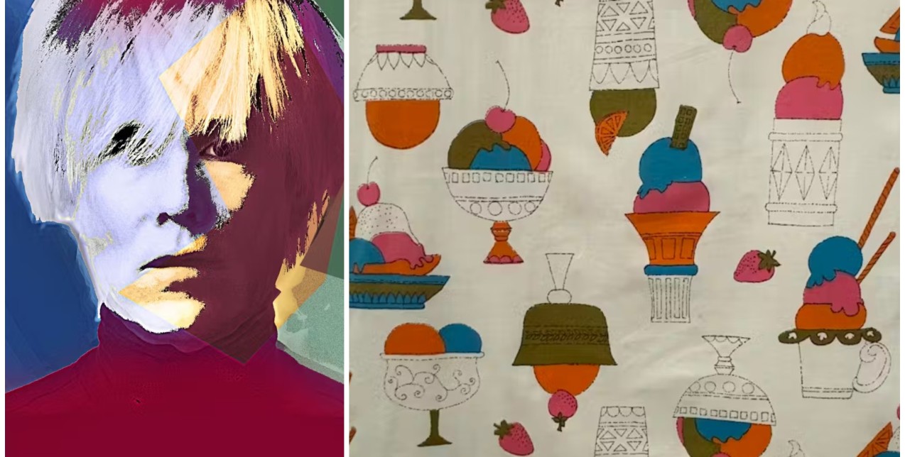 Andy Warhol: Μια νέα έκθεση με τα άγνωστα pop art υφάσματα που σχεδίαζε ο καλλιτέχνης  