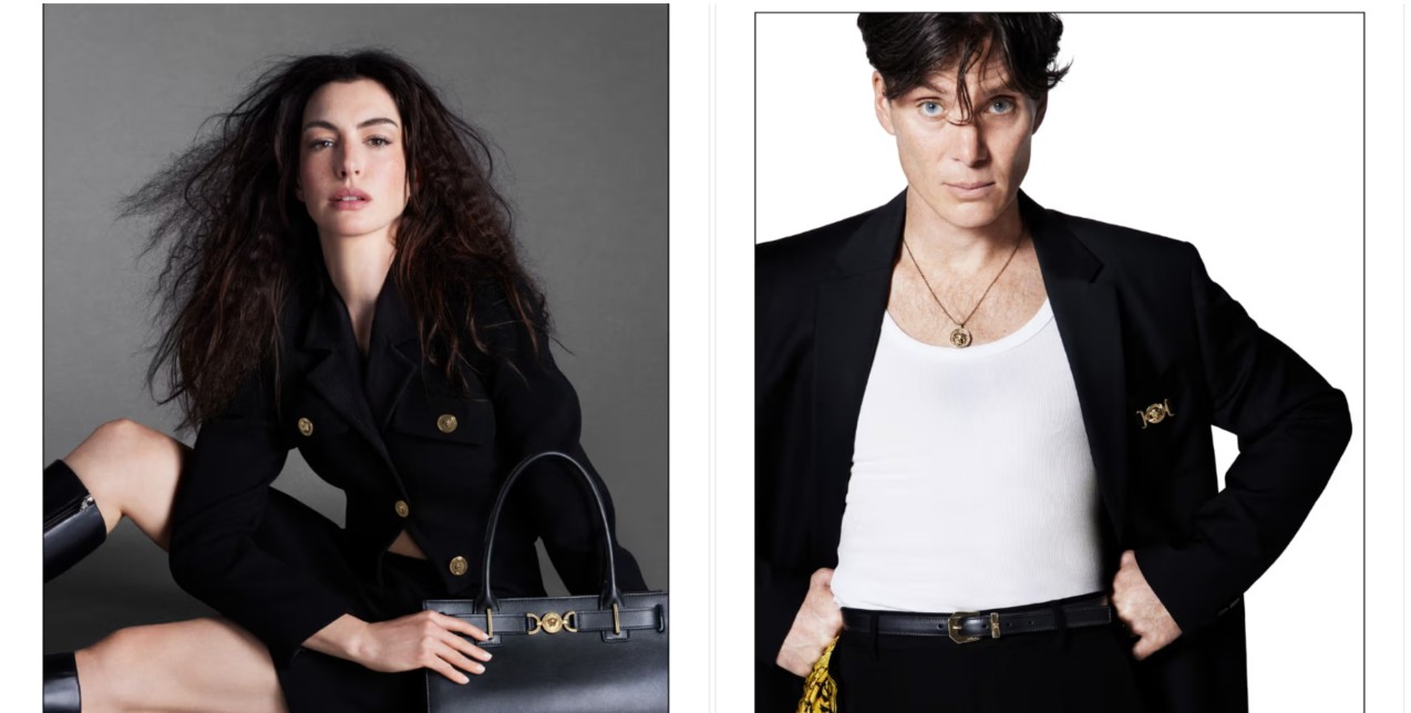 Ο Cillian Murphy και η Anne Hathaway πρωταγωνιστούν στην νέα καμπάνια Versace Icons