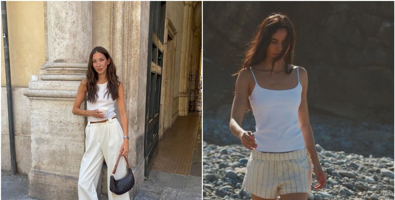 Summer staple: Τα λευκά top που αποτελούν βάση των καλοκαιρινών look