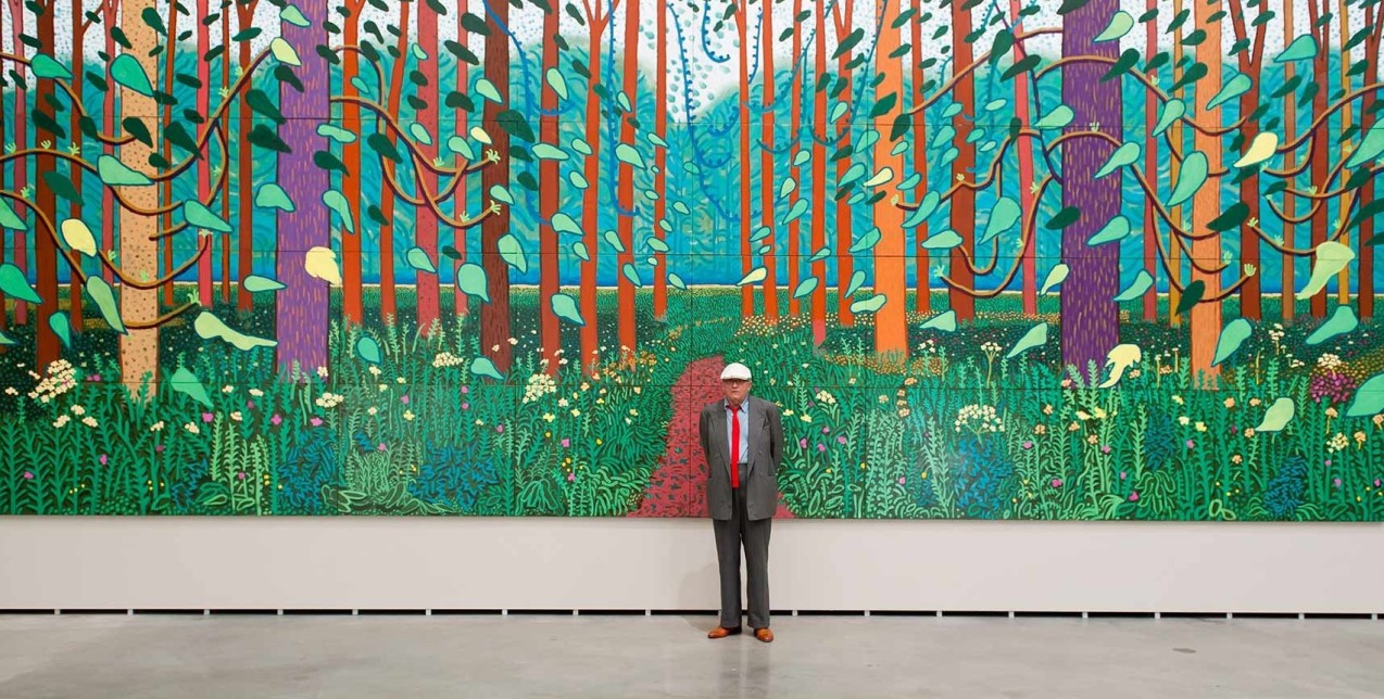 Ο David Hockney ετοιμάζεται για την επόμενη μεγάλη έκθεσή του στο Ίδρυμα Louis Vuitton