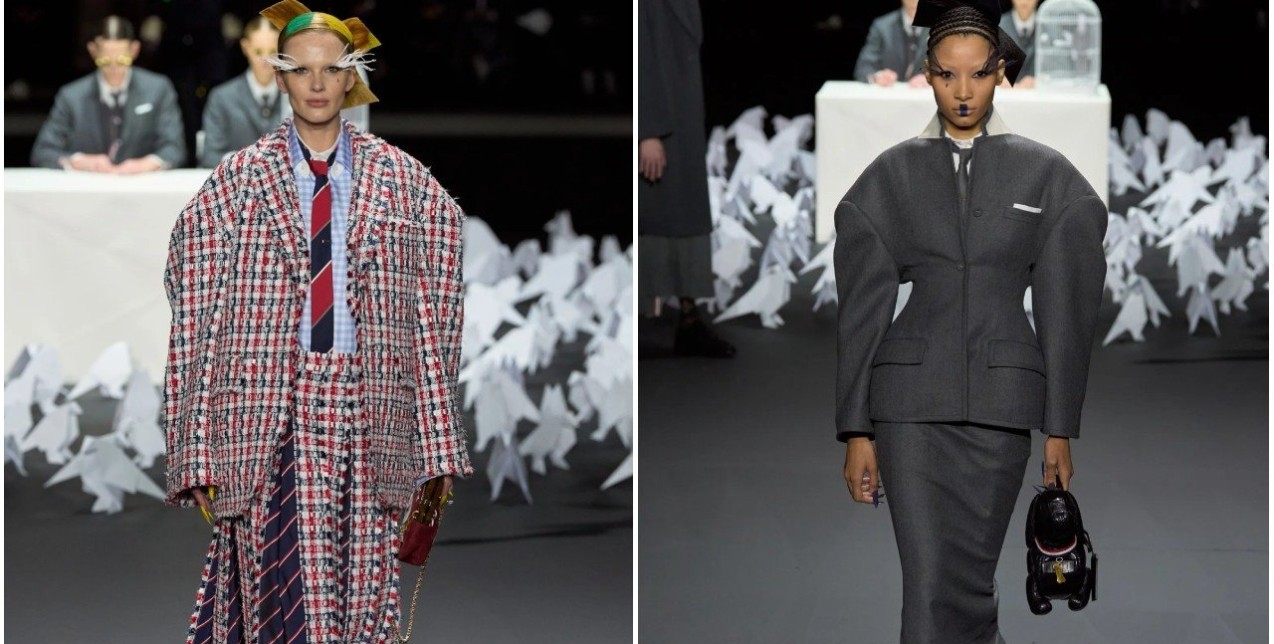 NYFW: Ο Thom Browne έριξε αυλαία στη Fashion Week με ένα εντυπωσιακό show, αφιερωμένο στα πουλιά 