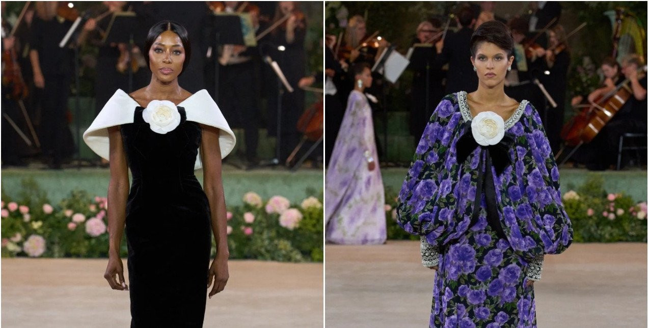 Η Naomi Campbell άνοιξε το show του Richard Quinn στην Εβδομάδα Μόδας του Λονδίνου με μία φανταστική δημιουργία 