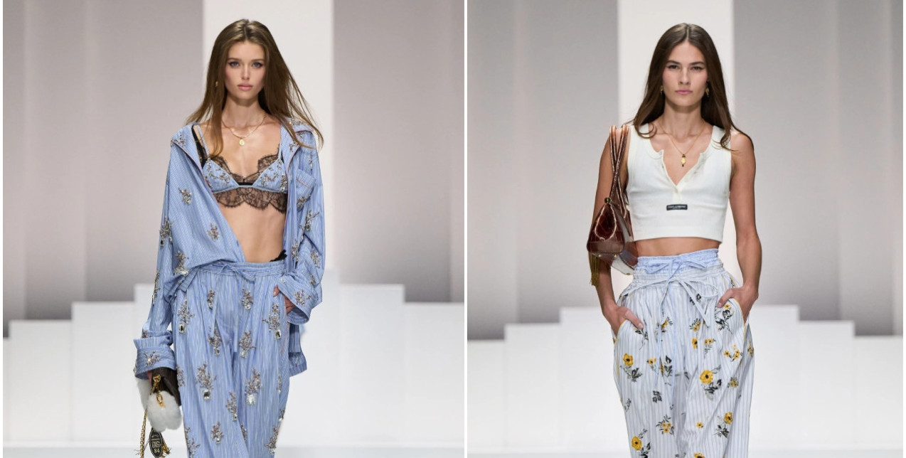 MFW SS26: Το ντεμπούτο του Dario Vitale στον Versace και η Miranda Priestly στο front row του Dolce & Gabbana 