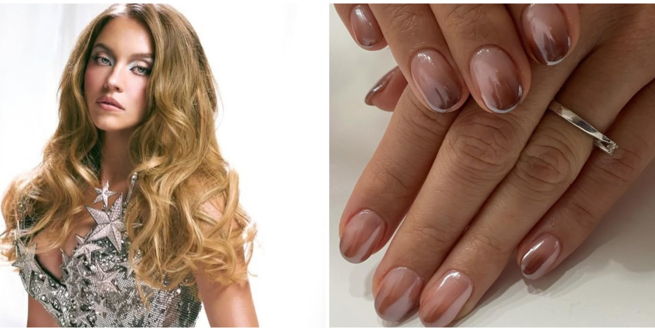 Nail trend alert: Η Sydney Sweeney μας απέδειξε ότι μπορούμε να πετύχουμε ένα εντυπωσιακό manicure... με σκιά ματιών
