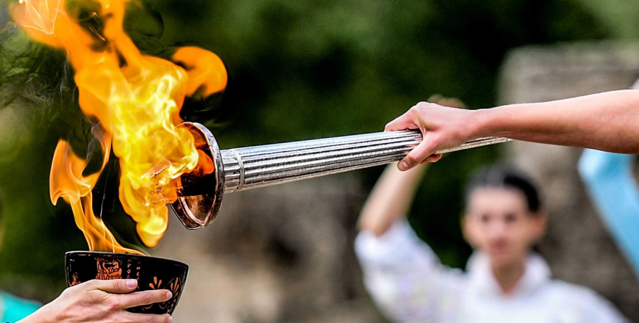 Πραγματοποιείται σήμερα στην Αρχαία Ολυμπία η Τελετή Αφής της Ολυμπιακής Φλόγας