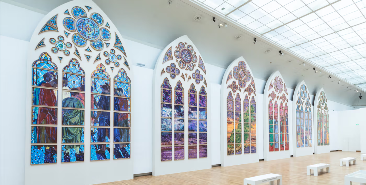 Τα νέα βιτρό της Παναγίας των Παρισίων παρουσιάζονται για πρώτη φορά στην έκθεση “D’ un seul souffle” στο Grand Palais