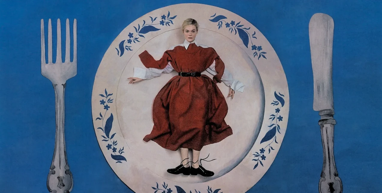 Η Elle Fanning φωτογραφίζεται με τον πιο δημιουργικό τρόπο σε ένα σουρεαλιστικό σκηνικό από τον ﻿Szilveszter Makó