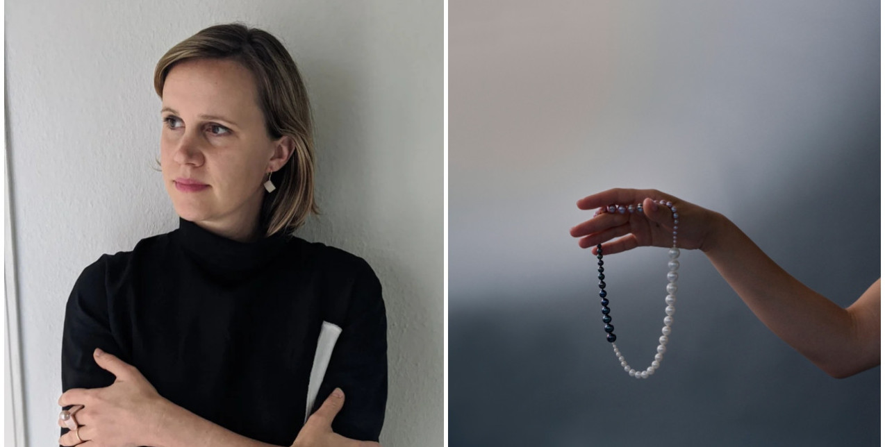 Η Melanie Georgakopoulos, μέσα από τις δημιουργίες της, μας εισάγει στον μαγικό κόσμο των μαργαριταριών