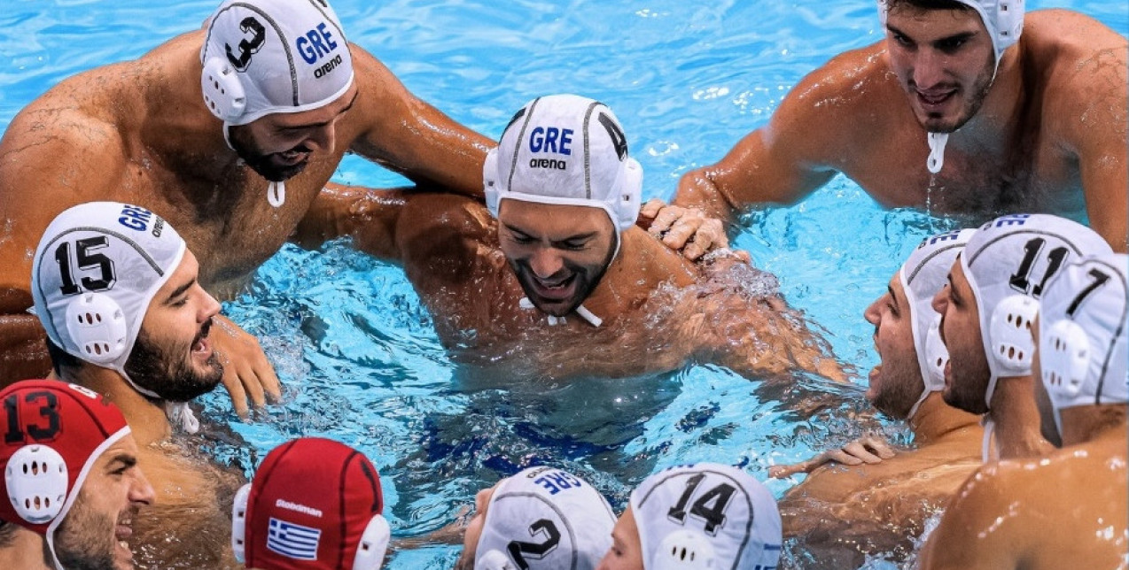 Το ιστορικό χάλκινο μετάλλιο για την Εθνική πόλο ανδρών επί της Ιταλίας