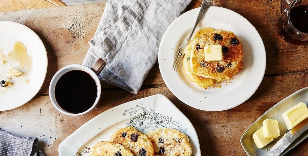 Μία εύκολη και γρήγορη συνταγή για blueberry pancakes
