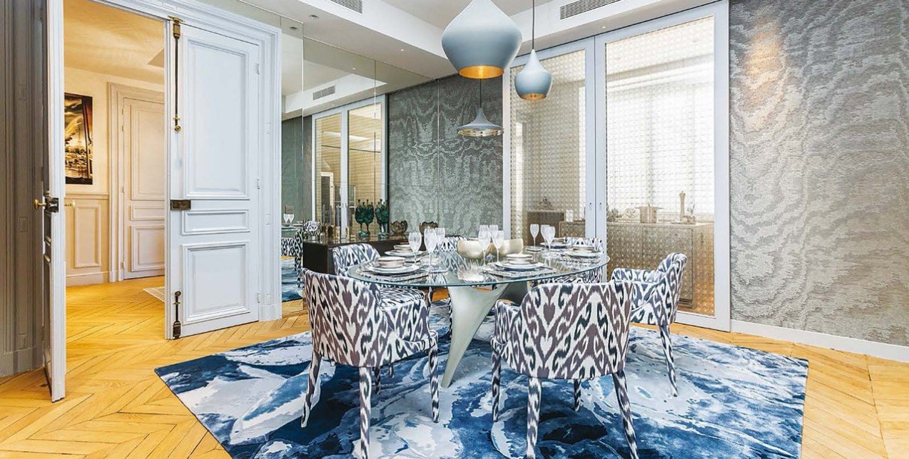 Ένα υπέροχο διαμέρισμα στην Avenue Marceau του Παρισιού επαναπροσδιορίζει την πολυτέλεια