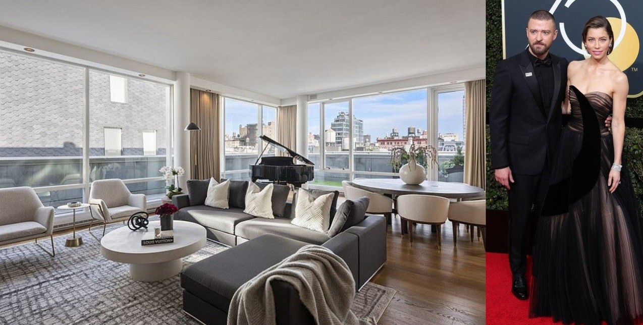 Το εντυπωσιακό penthouse των Justin Timberlake και Jessica Biel στη Νέα Υόρκη
