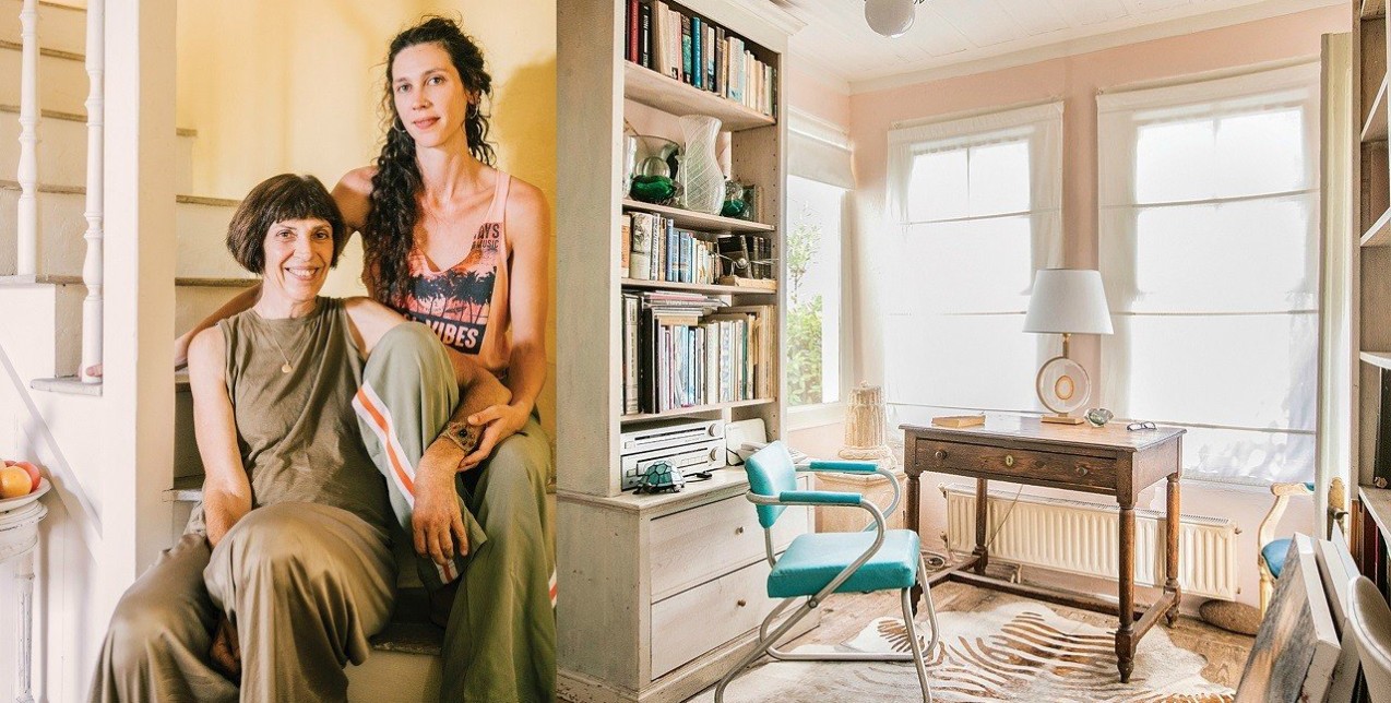 Η Ράνια Σταματάκη και ο Πολ Φιν ζουν το δικό τους, σύγχρονο παραμύθι σε μια υπέροχη γωνιά της Άνω Πόλης, στη Θεσσαλονίκη