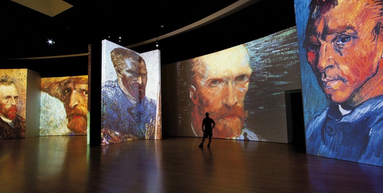 Η έκθεση Van Gogh Alive - the experience στο Μέγαρο Μουσικής Αθηνών