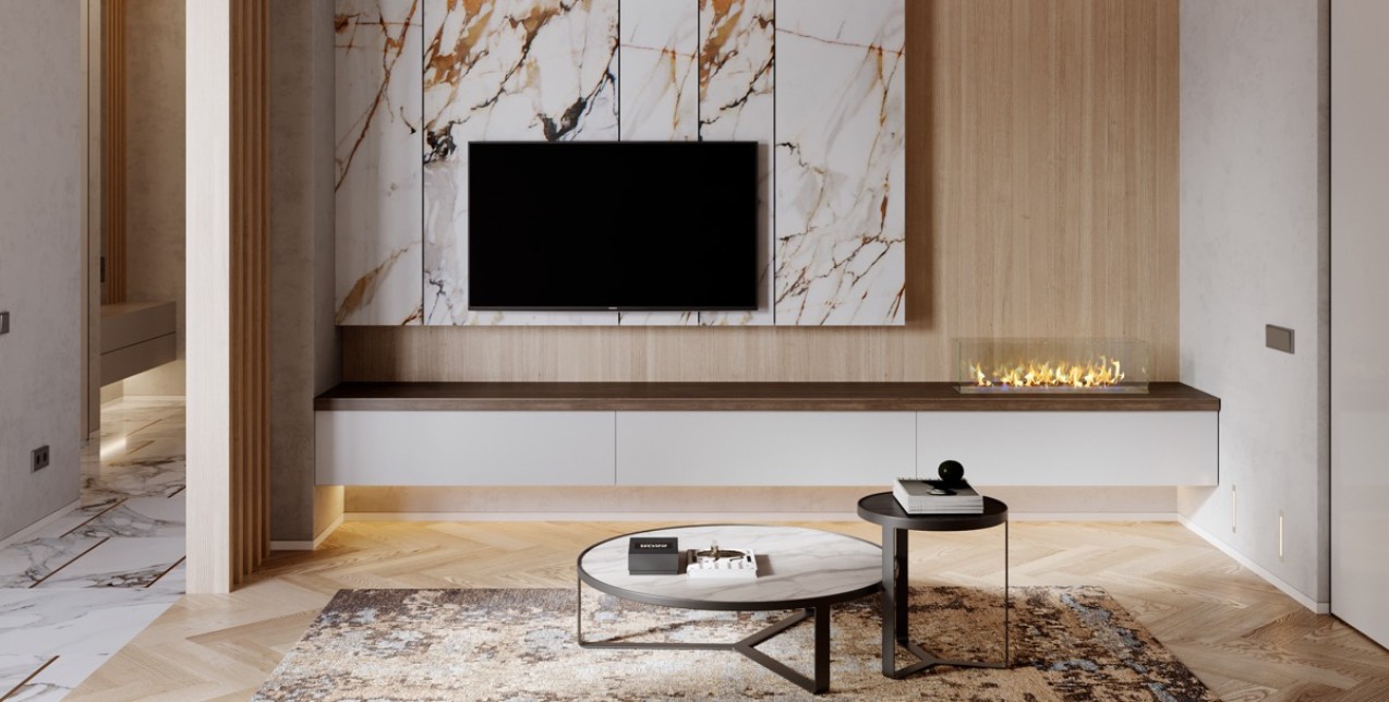 Πώς να διακοσμήσετε τον τοίχο πίσω από την τηλεόραση ανανεώνοντας το σαλόνι σας