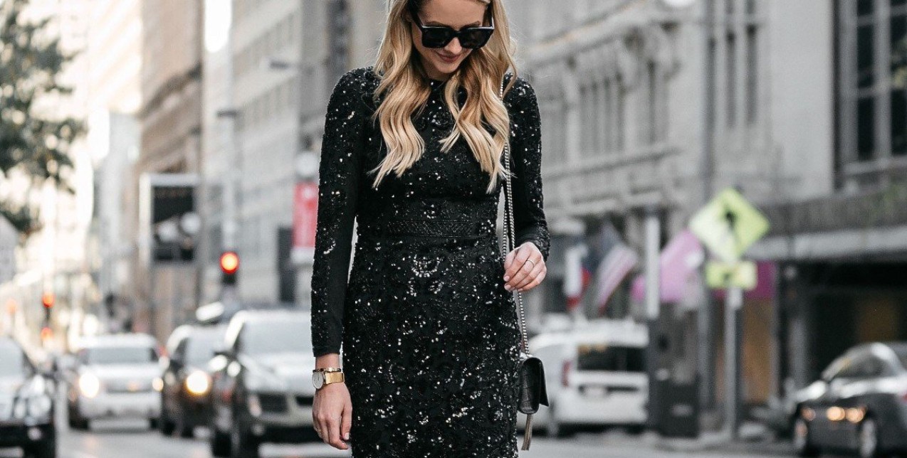 xmas sequin dresses