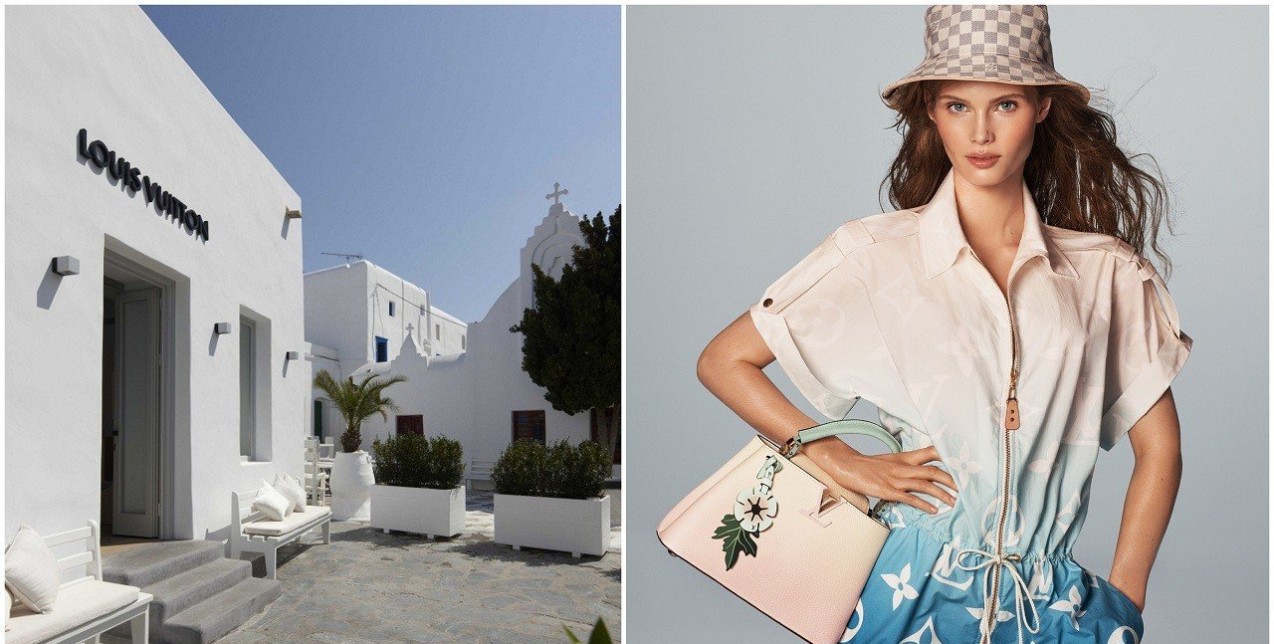 O οίκος Louis Vuitton καλωσορίζει το φετινό καλοκαίρι με το opening των boutiques του στη Μύκονο 