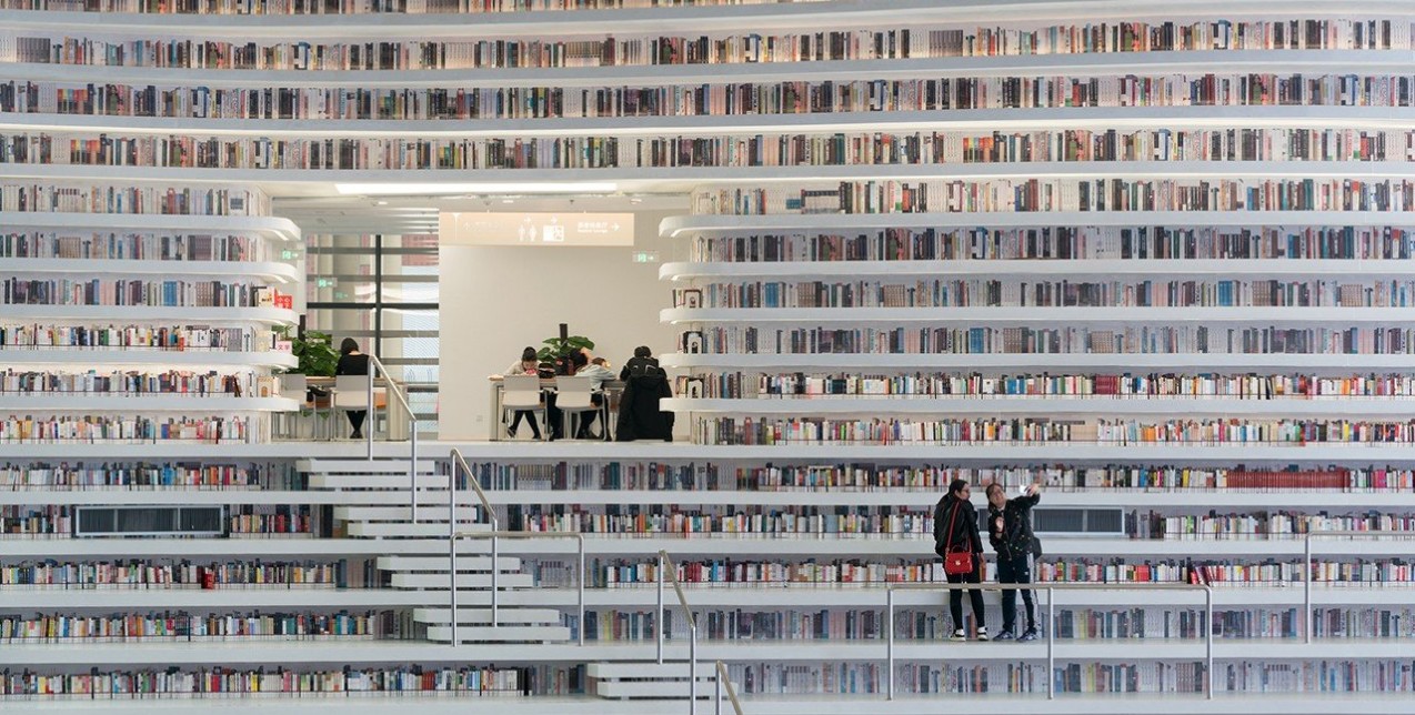 Η Tianjin Binhai Library είναι μια βιβλιοθήκη που σίγουρα δεν έχετε ξαναδεί 