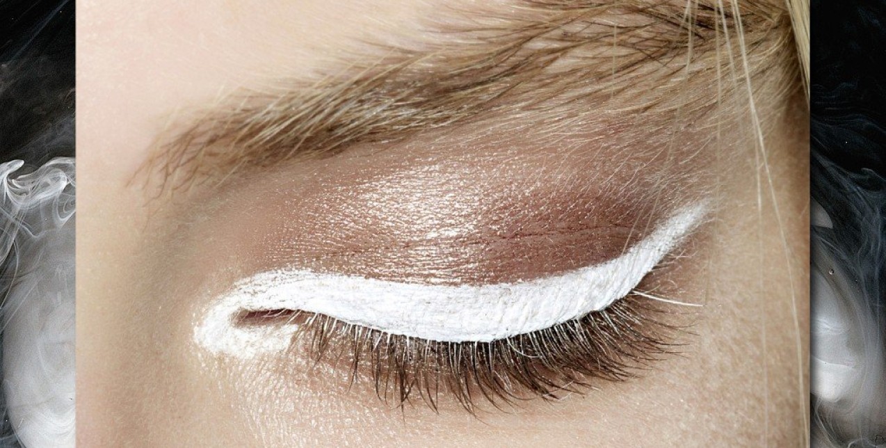 Λευκό eyeliner: το πιο hot χρώμα του χειμώνα για τα μάτια 