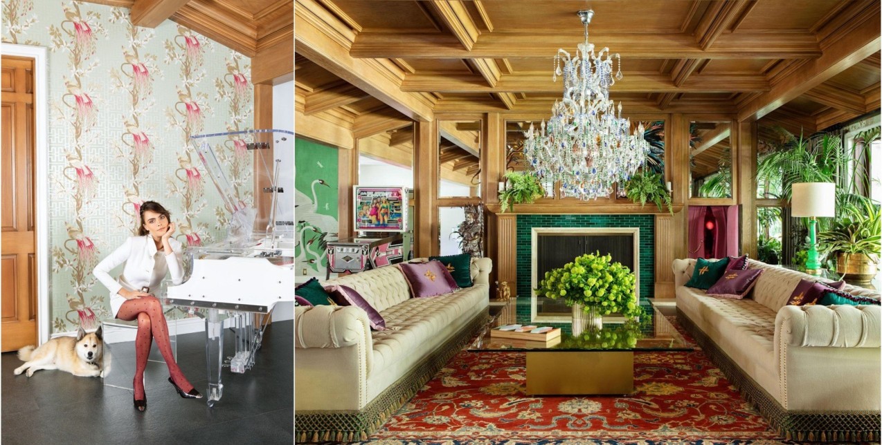 Celebrities Houses: Μέσα στο υπερπολυτελές & colorful σπίτι της Cara Delevingne στο Los Angeles