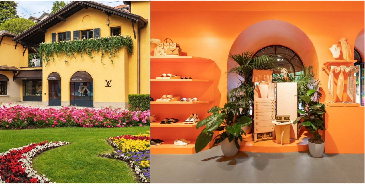 Η νέα pop up boutique του οίκου Louis Vuitton μας ταξιδεύει στην πολυτέλεια της λίμνης Κόμο 