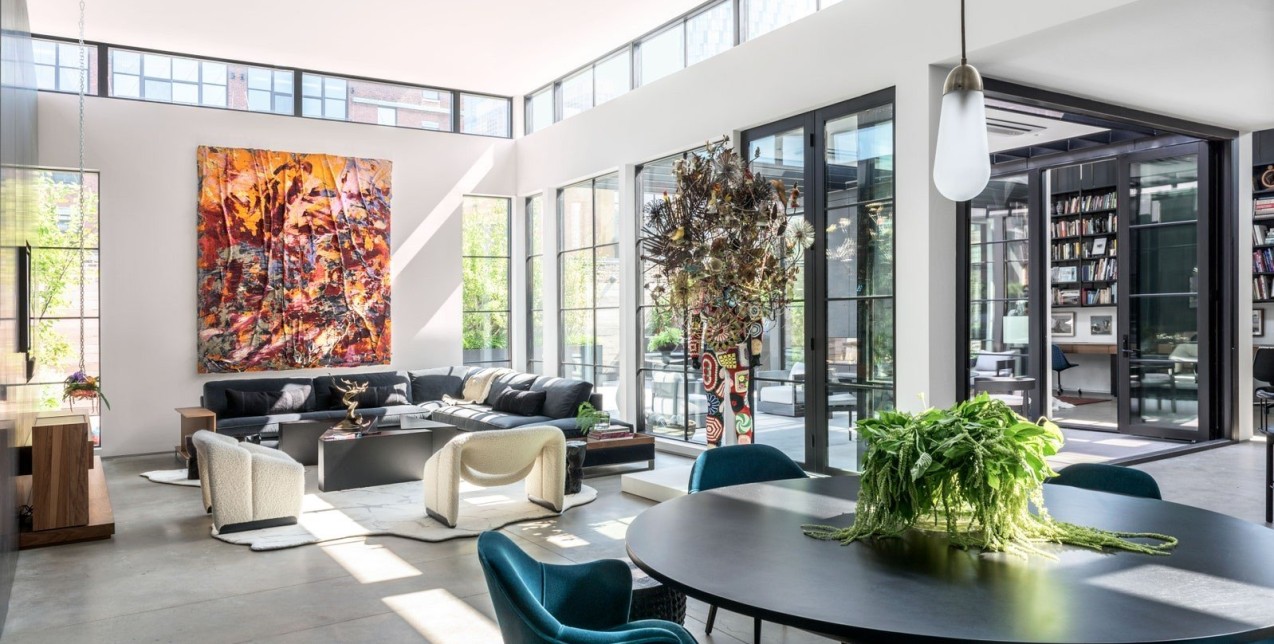 Μια super stylish κατοικία στο Chicago υμνεί τη μόδα αλλά και τη μοντέρνα τέχνη