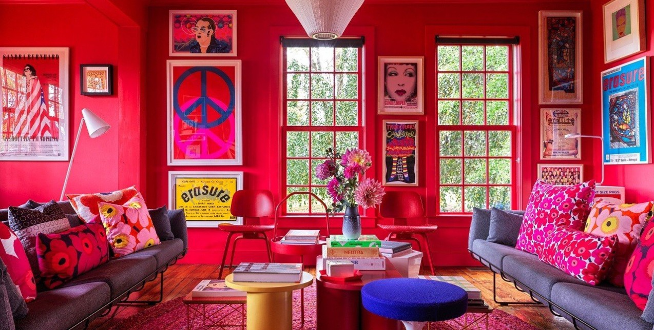 Μια κατοικία γεμάτη χρώματα στη Νέα Υόρκη υμνεί την αισιοδοξία