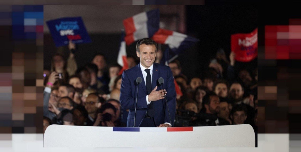 Επανεκλογή Macron: Μια πολιτική νίκη, ταυτισμένη με κρατικό διχασμό