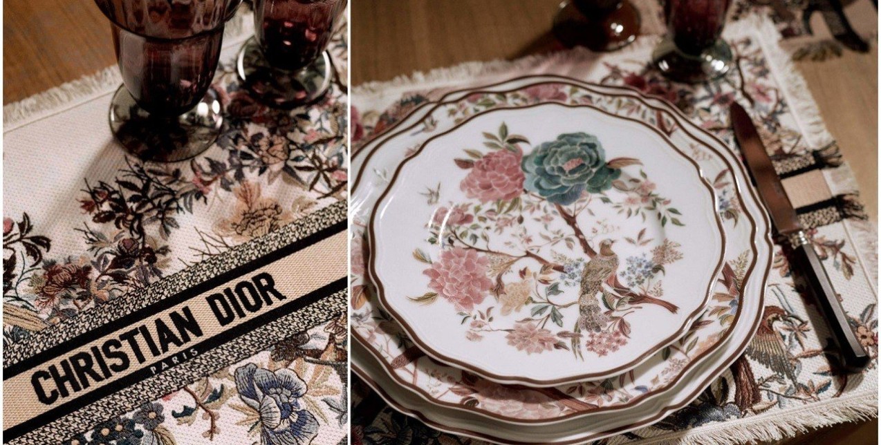 Η νέα tableware συλλογή του Dior Maison είναι ένας ύμνος στην ομορφιά του φθινοπώρου