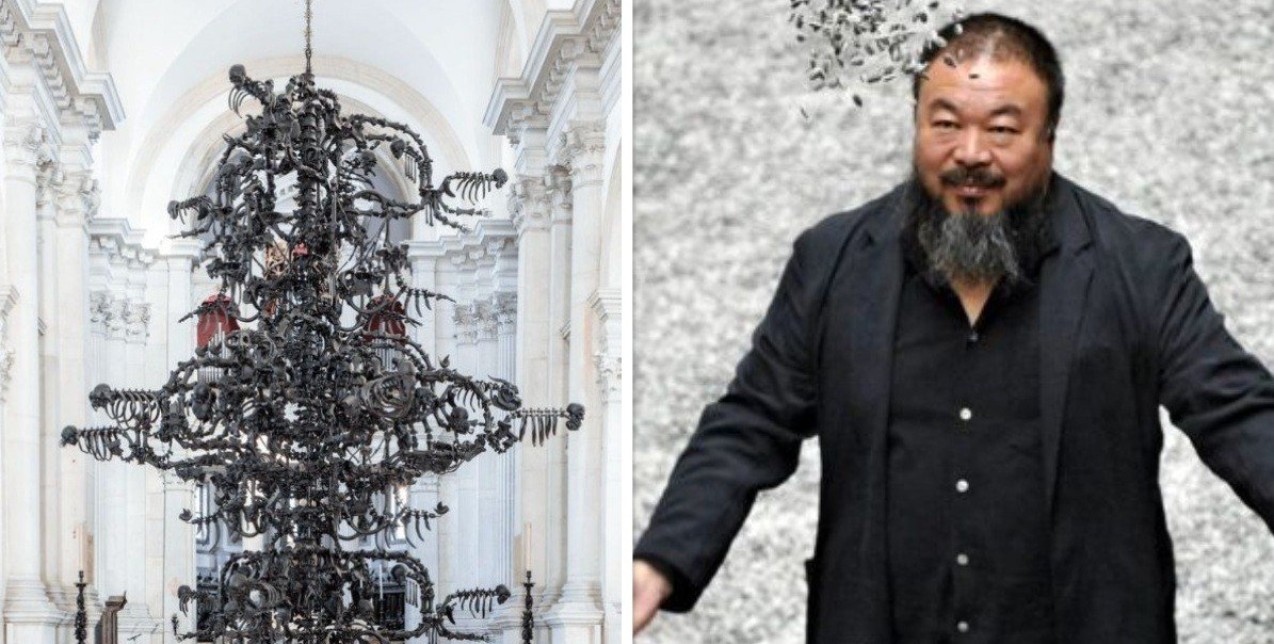 Ο σπουδαίος Ai Weiwei παρουσιάζει την πρώτη έκθεση γλυπτών από γυαλί τώρα στη Βενετία