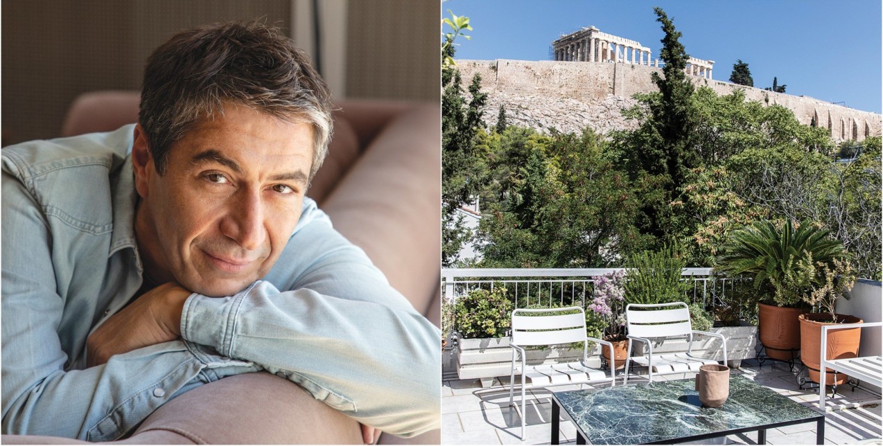Ο επιτυχημένος δημιουργός κοσμημάτων, Γιάννης Σεργάκης, μας υποδέχεται στο υπέροχο διαμέρισμά του στο κέντρο της Αθήνας