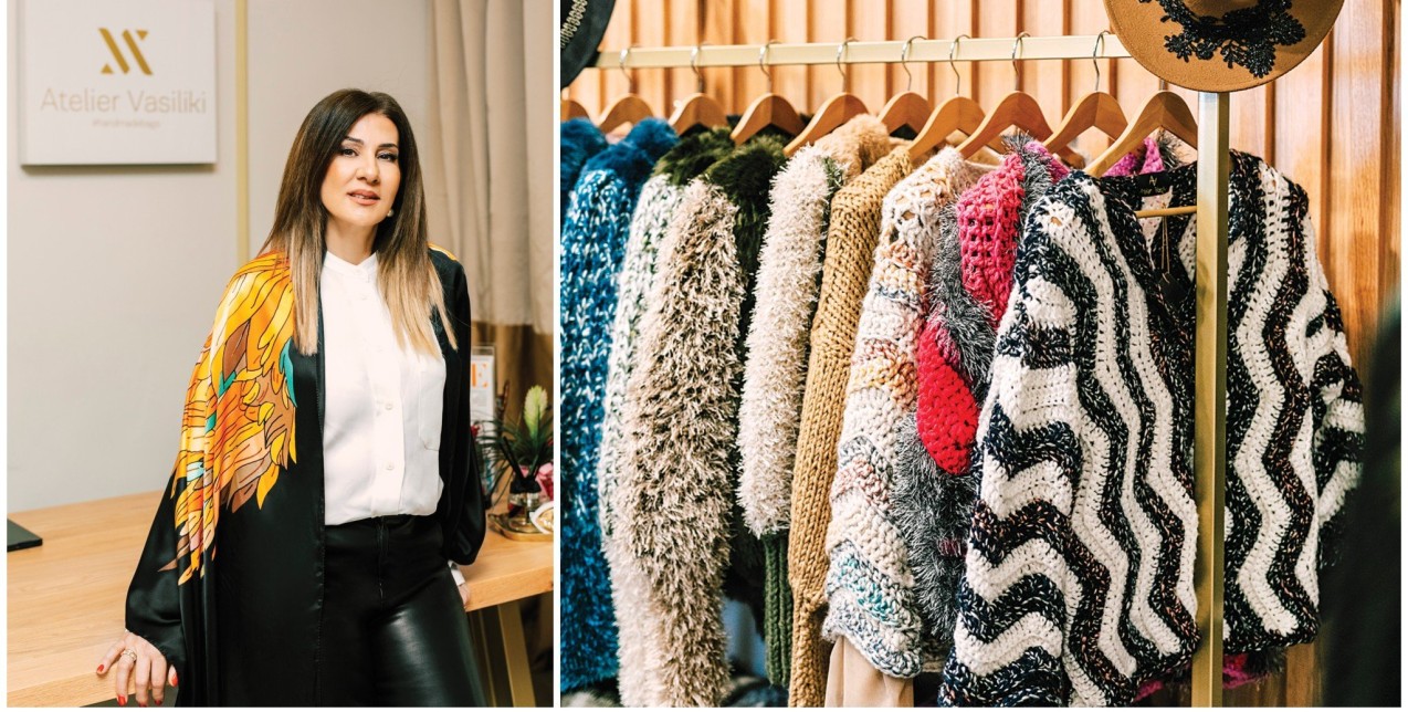 H Βασιλική Ορνιθοπούλου κατάφερε να οδηγήσει το fashion brand της, Atelier Vasiliki, να ακτινοβολεί σε παγκόσμια εμβέλεια 