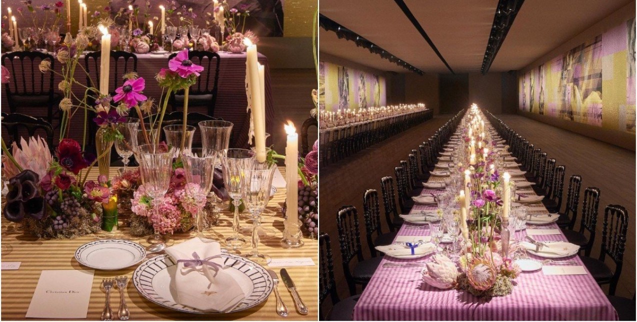 Εμπνευστείτε από το ρομαντικό dinner στο DiorCouture Spring-Summer 2023 show