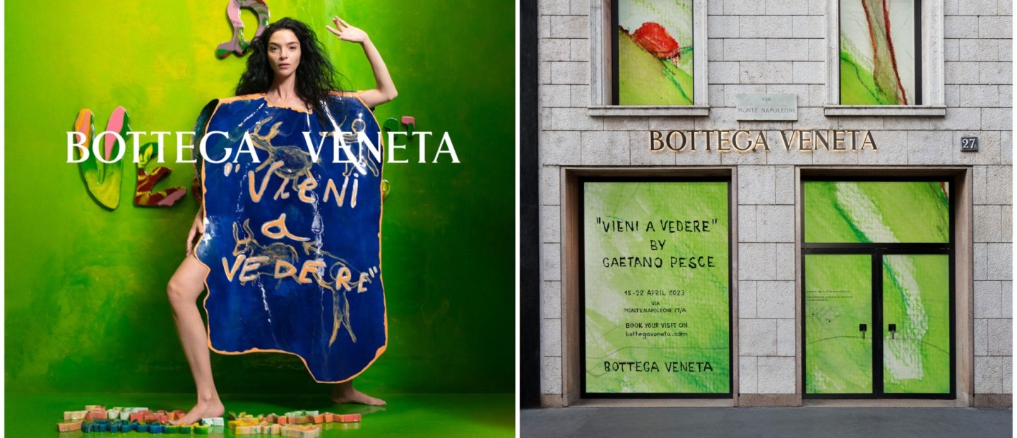 To νέο installation της Bottega Veneta σε συνεργασία με τον αρχιτέκτονα Gaetano Pesce