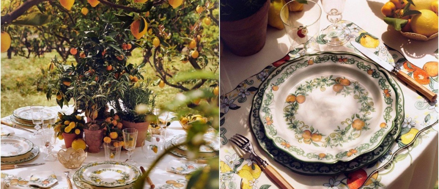 Sole Di Sicilia: Απολαύστε τη νέα tableware συλλογή του Dior Maison 