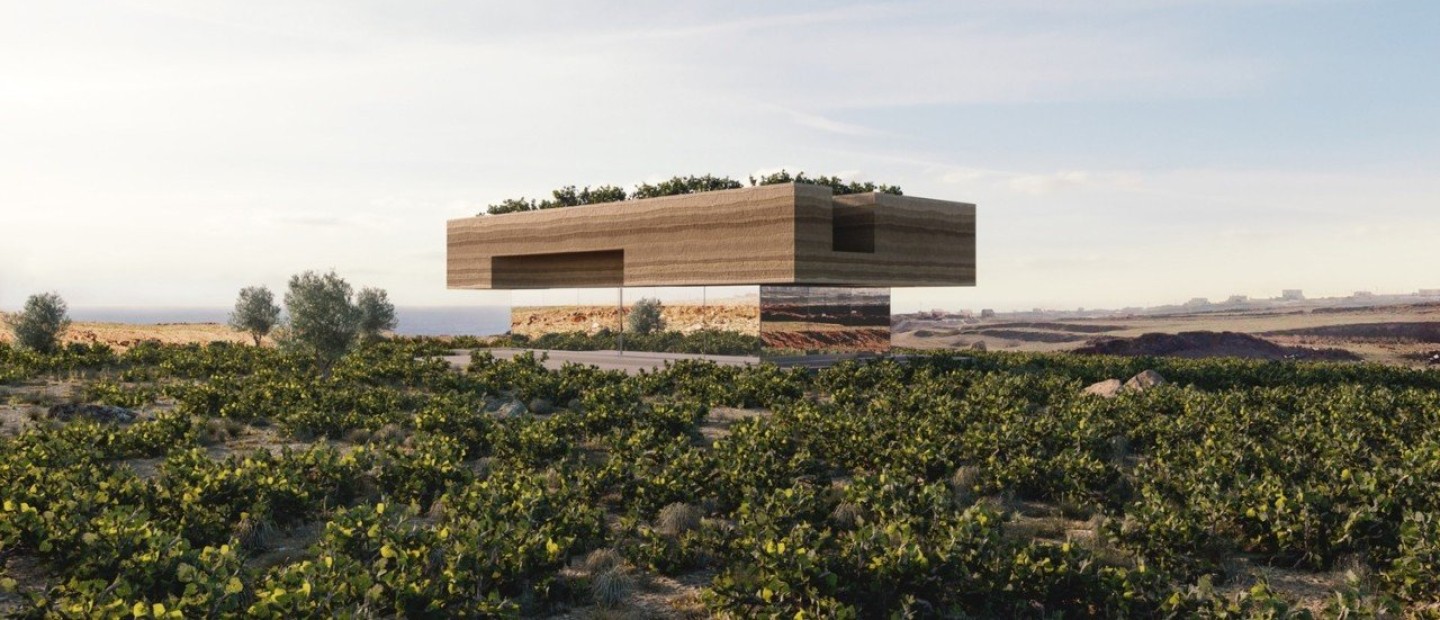 Μια πλωτή κατοικία στη Σαντορίνη μάς προσκαλεί σε ένα καινοτόμο παιχνίδι αισθήσεων 