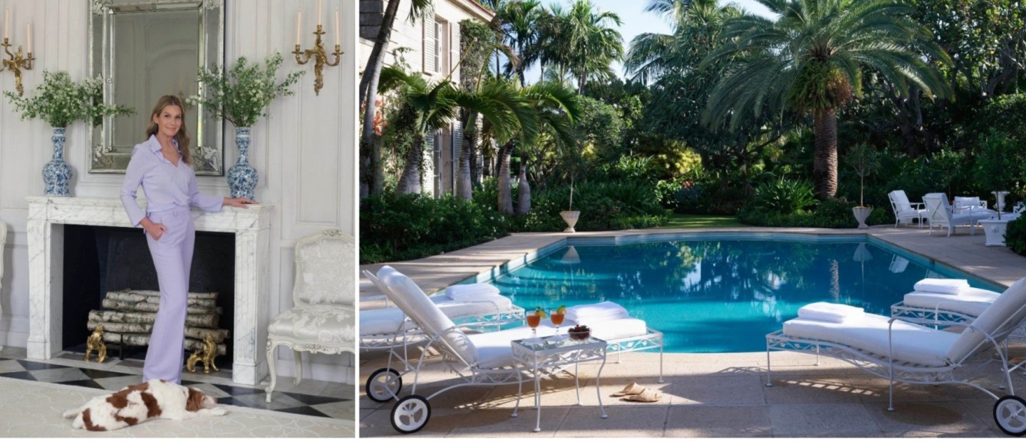 Περιηγούμαστε μέσα στη ρομαντική Palm Beach κατοικία της κομψής Aerin Lauder 