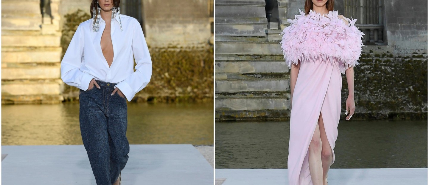 Valentino couture: Με βάση την παράδοξη απλότητα τα κομμάτια έμοιαζαν σαν να «αιωρούνται»