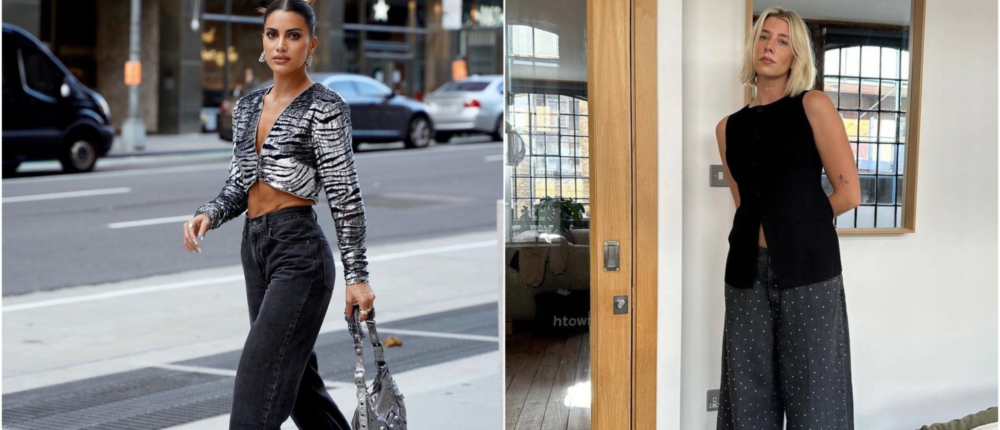 Πώς να φορέσετε το τζιν σας με glam τρόπο τις γιορτές