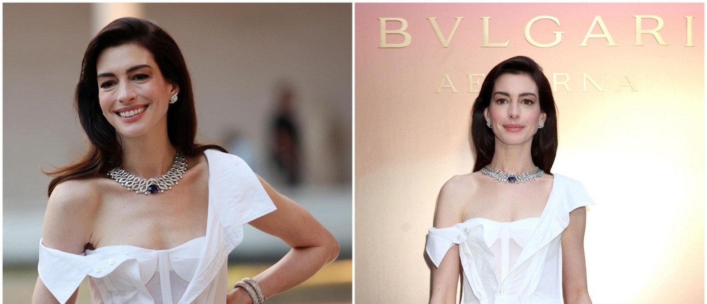 Bvlgari Event: Η εμφάνιση της Anne Hathaway που μαγνήτισε τα βλέμματα στη Ρώμη