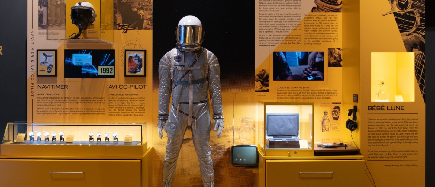 To πρώτο pop-up μουσείο της Breitling στο κέντρο της Ζυρίχης είναι γεγονός 
