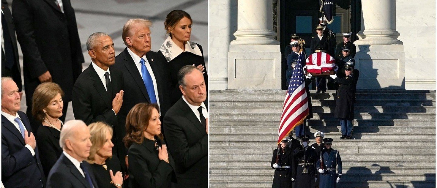 Η χθεσινή κηδεία του Jimmy Carter έφερε κοντά όλους τους πολιτικούς αντιπάλους της Αμερικής