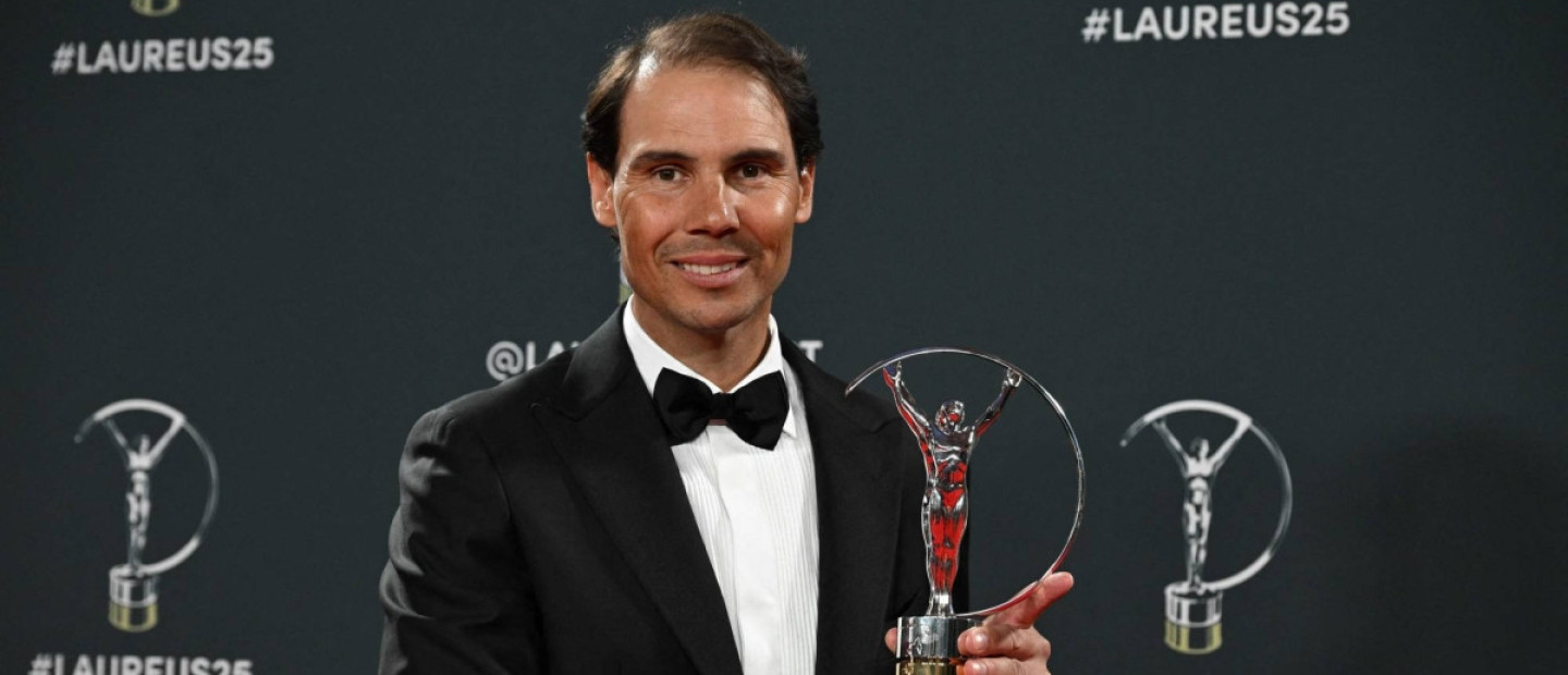 Ο Rafael Nadal τιμήθηκε ως το αθλητικό πρότυπο της χρονιάς 