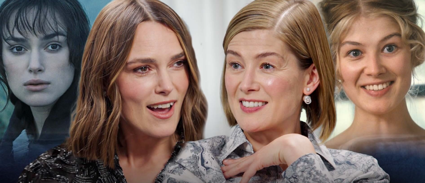 Keira Knightley και Rosamund Pike σε μία συζήτηση για την θρυλική ταινία 'Pride & Prejudice'